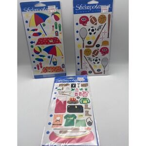 Stickopotamus Sticker Lot of 3 New Sealed Camping Sports Beach